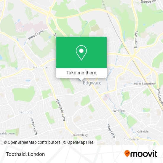Toothaid map