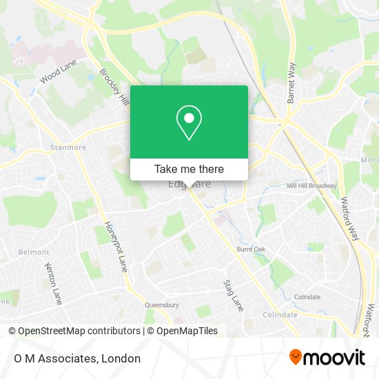 O M Associates map