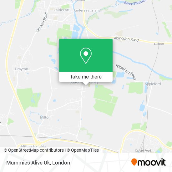 Mummies Alive Uk map