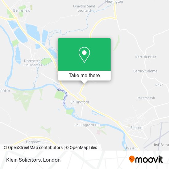 Klein Solicitors map