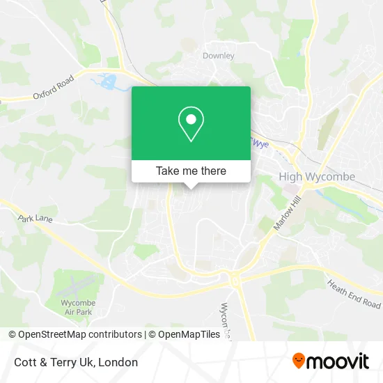 Cott & Terry Uk map