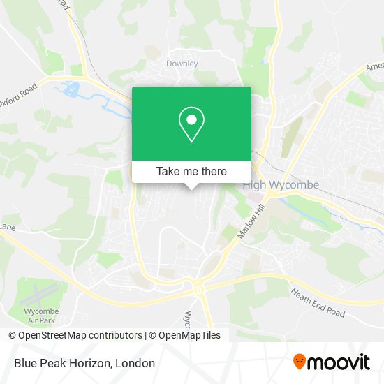 Blue Peak Horizon map