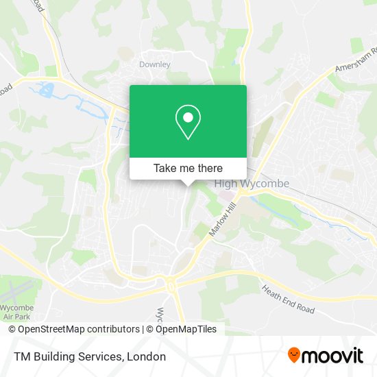 TM Building Services map