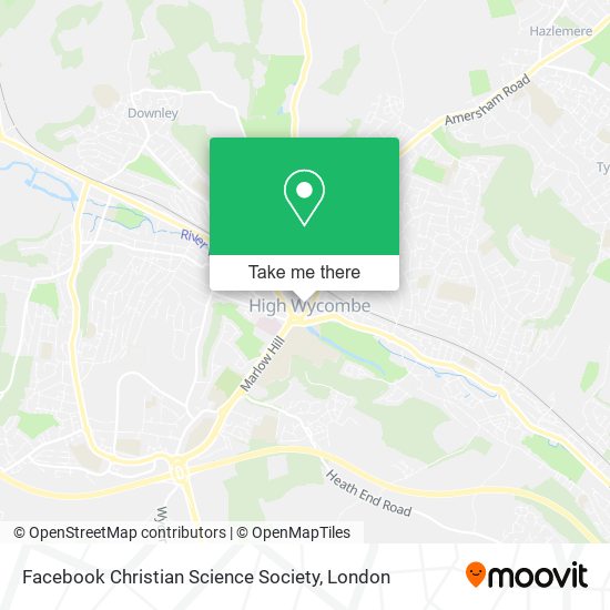 Facebook Christian Science Society map