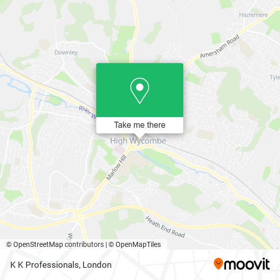 K K Professionals map