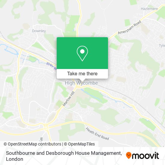 Southbourne and Desborough House Management map
