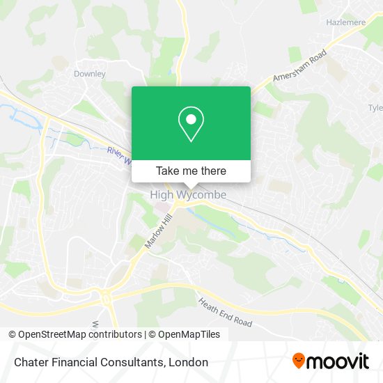 Chater Financial Consultants map