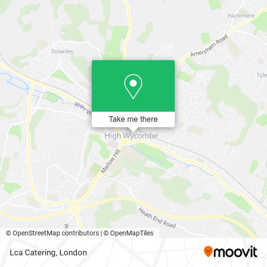 Lca Catering map
