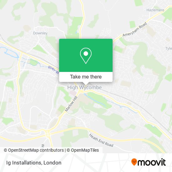 Ig Installations map