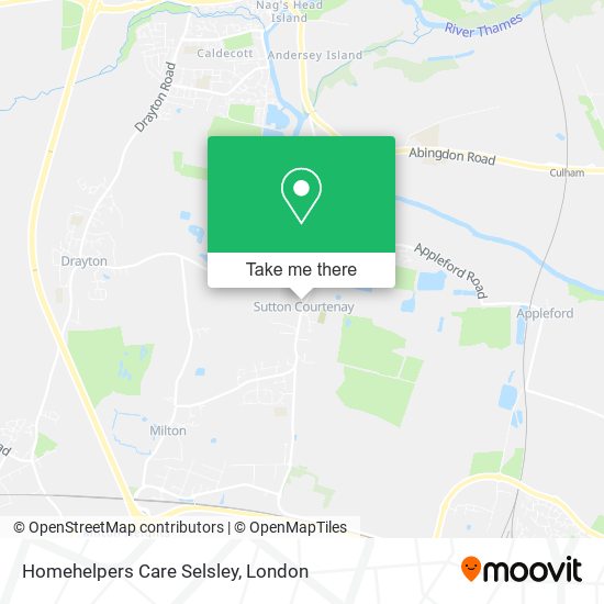 Homehelpers Care Selsley map