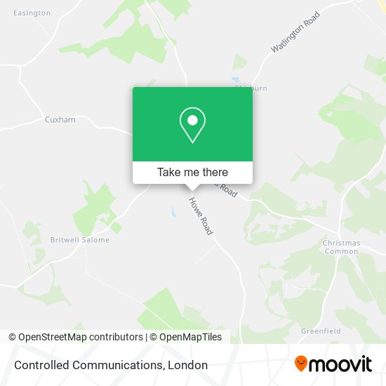 Controlled Communications map