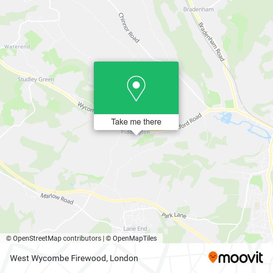West Wycombe Firewood map