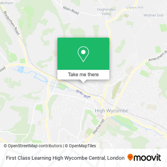 First Class Learning High Wycombe Central map