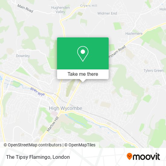 The Tipsy Flamingo map