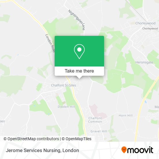 Jerome Services Nursing map