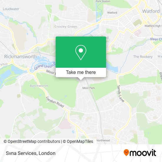 Svna Services map
