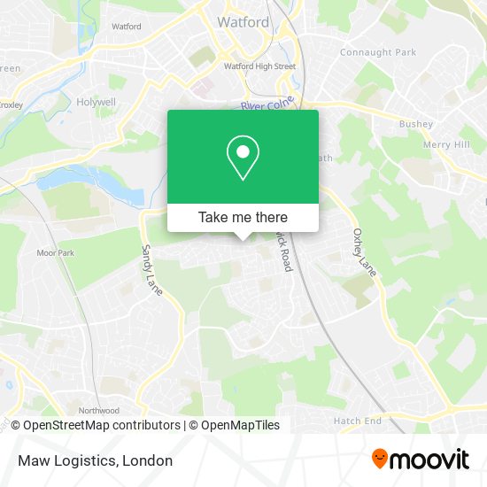Maw Logistics map