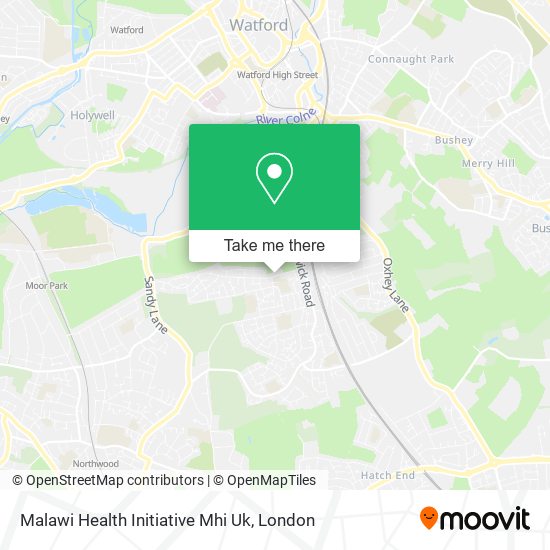 Malawi Health Initiative Mhi Uk map
