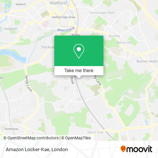 Amazon Locker-Kae map