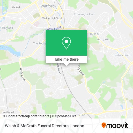 Walsh & McGrath Funeral Directors map