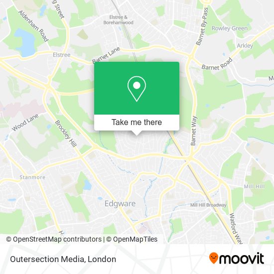 Outersection Media map