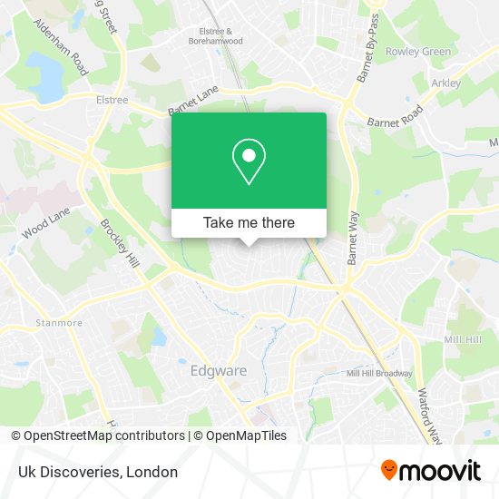 Uk Discoveries map