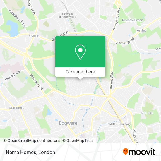 Nema Homes map