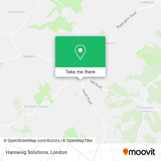 Hannevig Solutions map