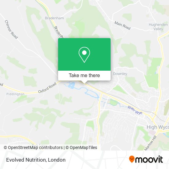 Evolved Nutrition map