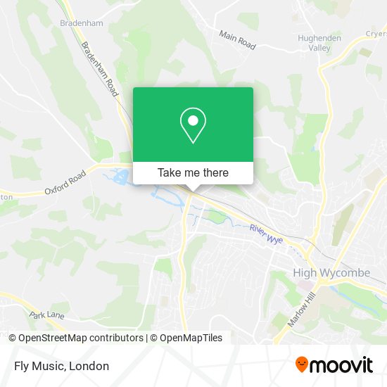 Fly Music map