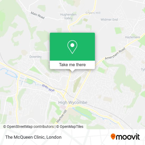 The McQueen Clinic map