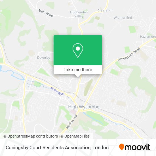 Coningsby Court Residents Association map