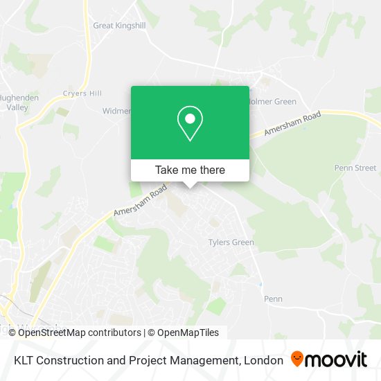 KLT Construction and Project Management map