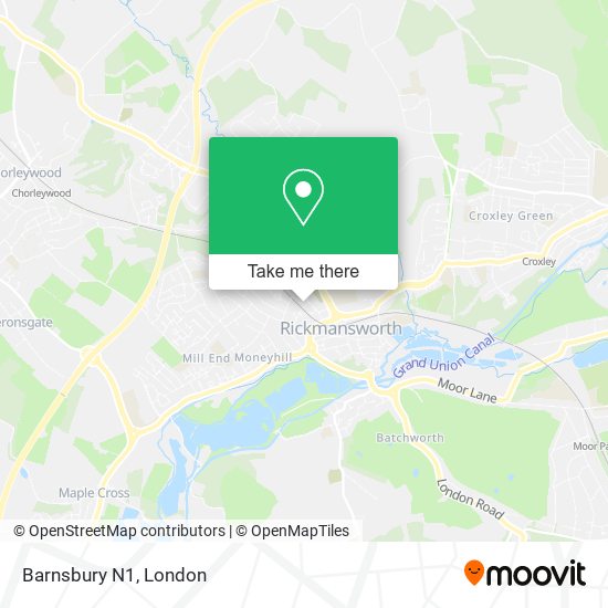 Barnsbury N1 map