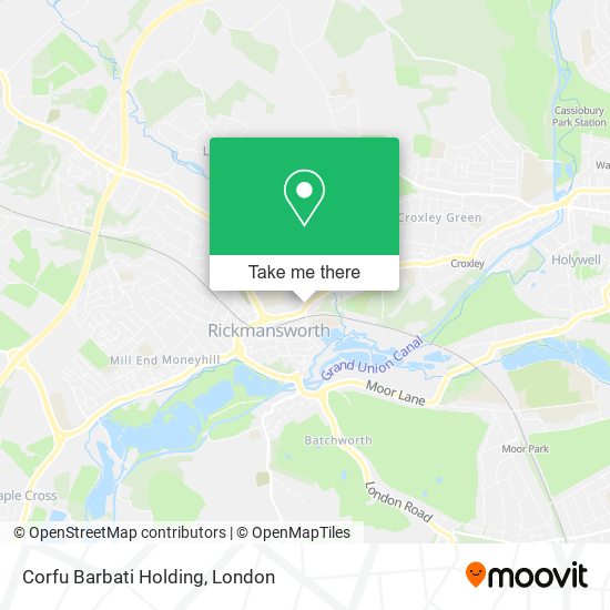 Corfu Barbati Holding map