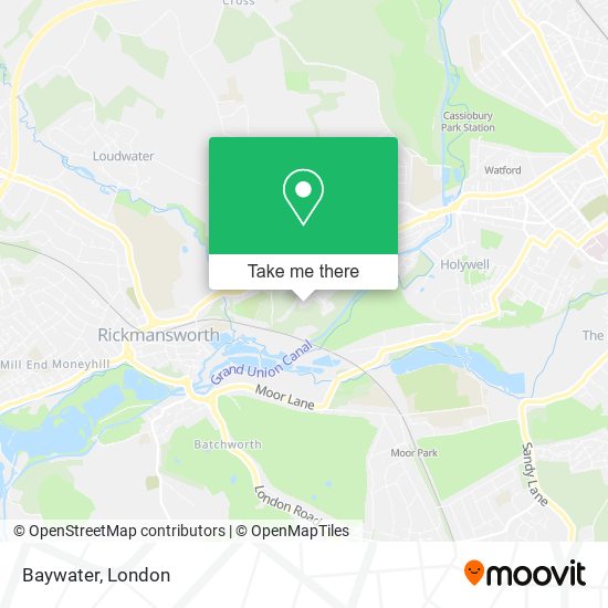 Baywater map