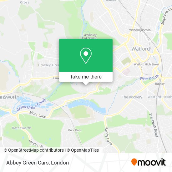 Abbey Green Cars map