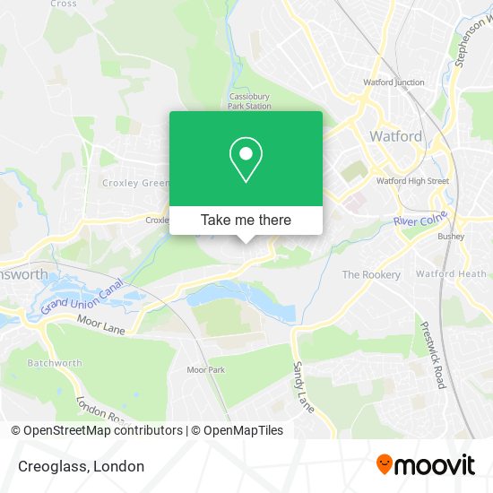 Creoglass map