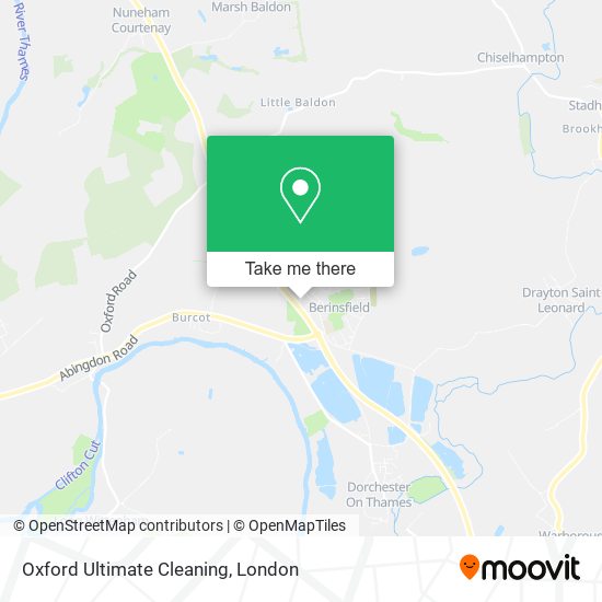 Oxford Ultimate Cleaning map