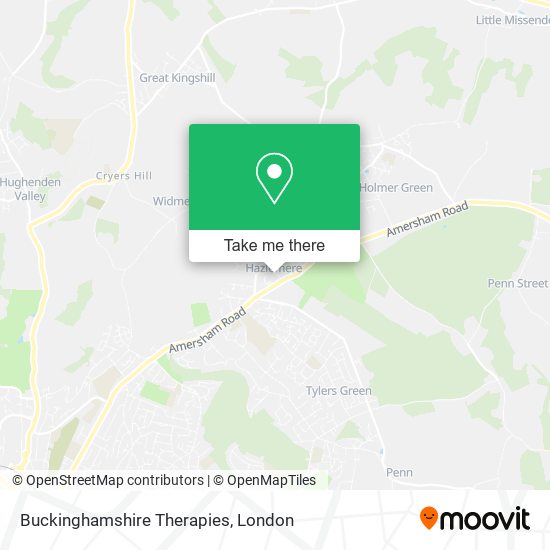 Buckinghamshire Therapies map