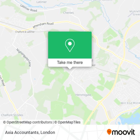 Axia Accountants map