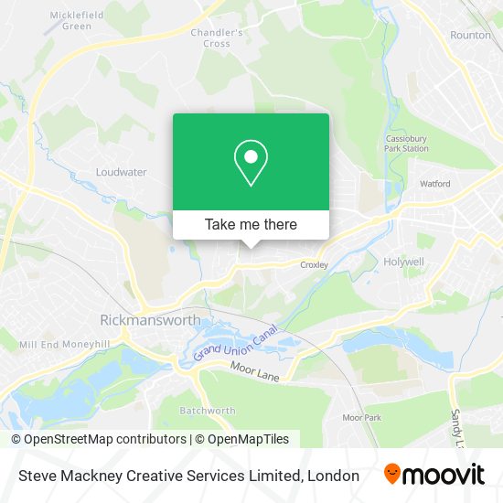 Steve Mackney Creative Services Limited map