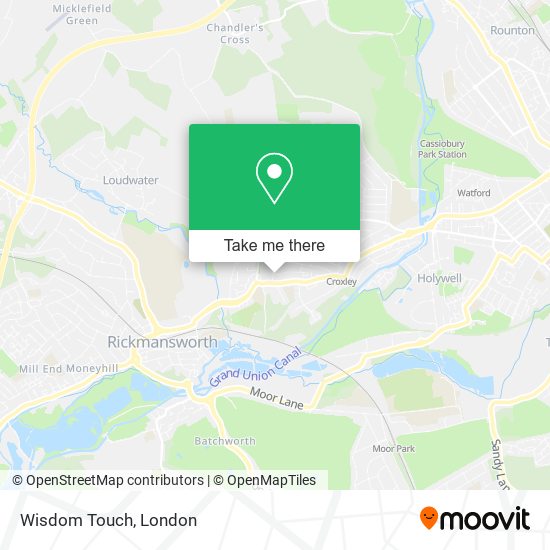 Wisdom Touch map