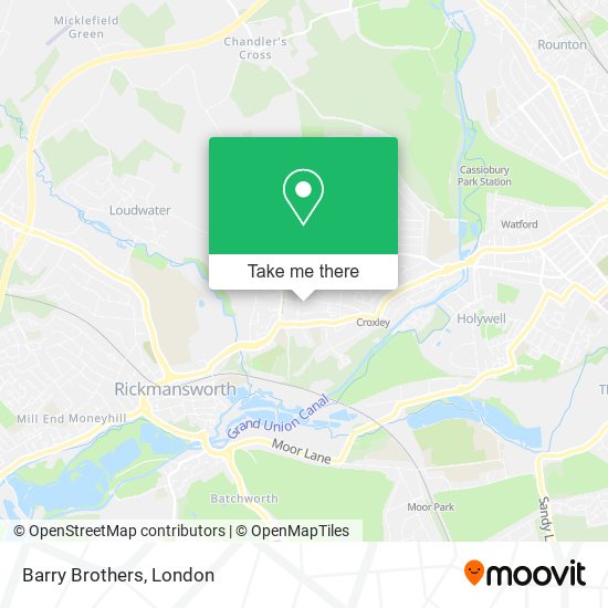 Barry Brothers map