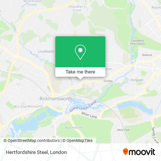 Hertfordshire Steel map