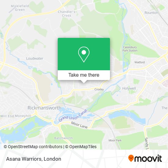 Asana Warriors map