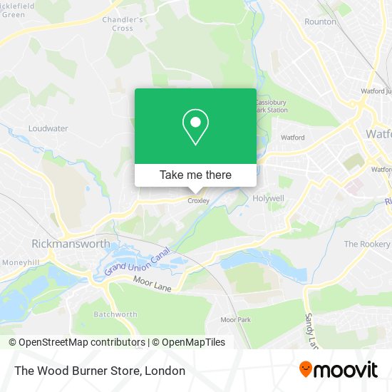 The Wood Burner Store map