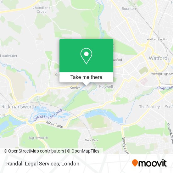 Randall Legal Services map