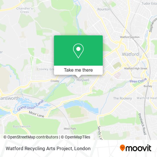 Watford Recycling Arts Project map