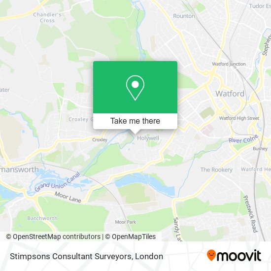 Stimpsons Consultant Surveyors map